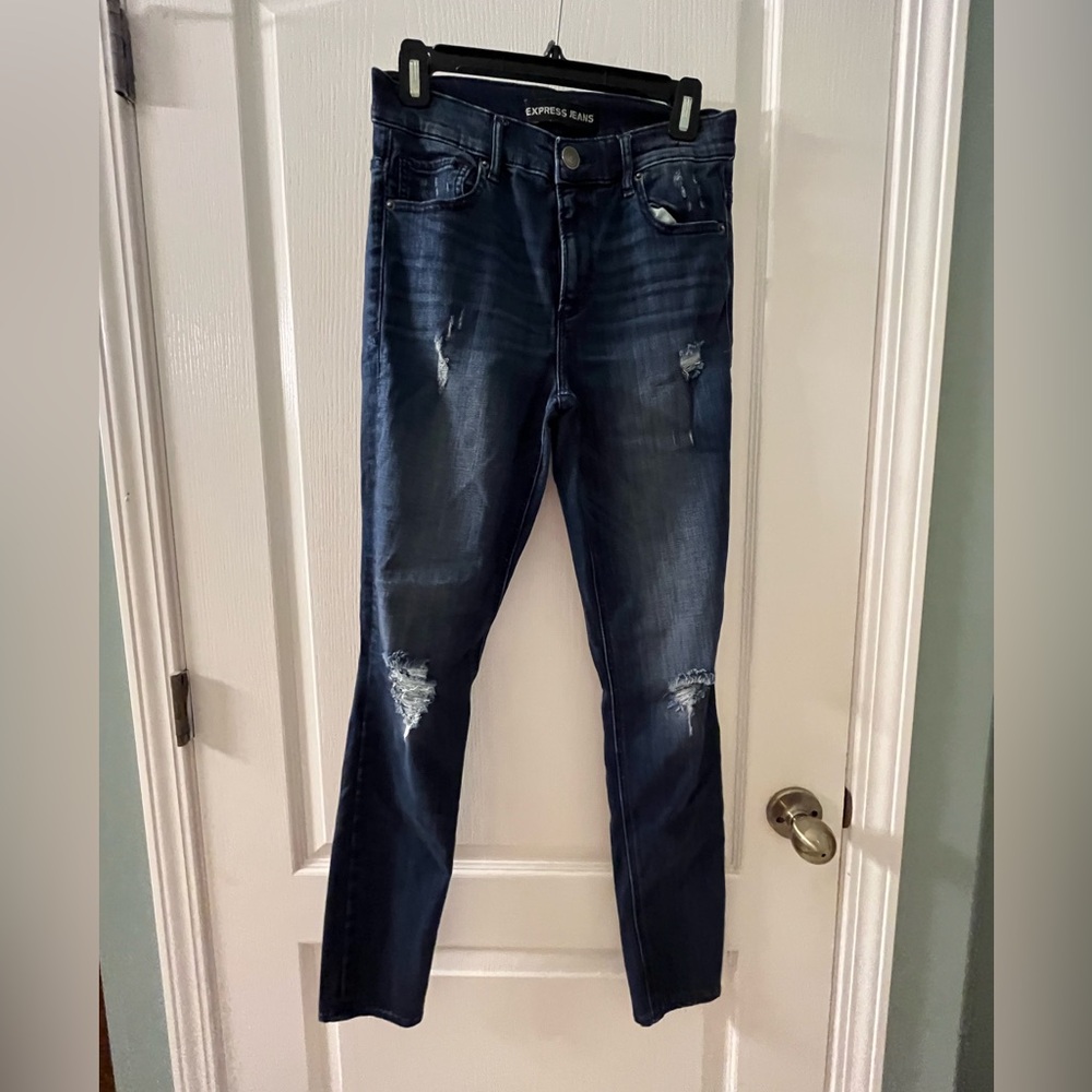 Express High Rise Jean Legging Size 8